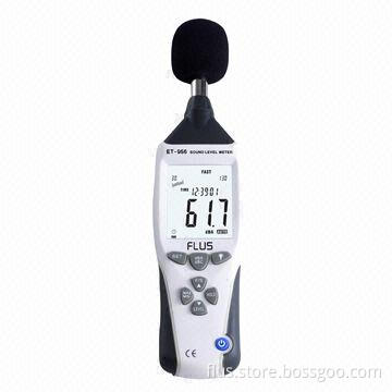 Data logging sound level meter with USB interface, real time monitoring and recording